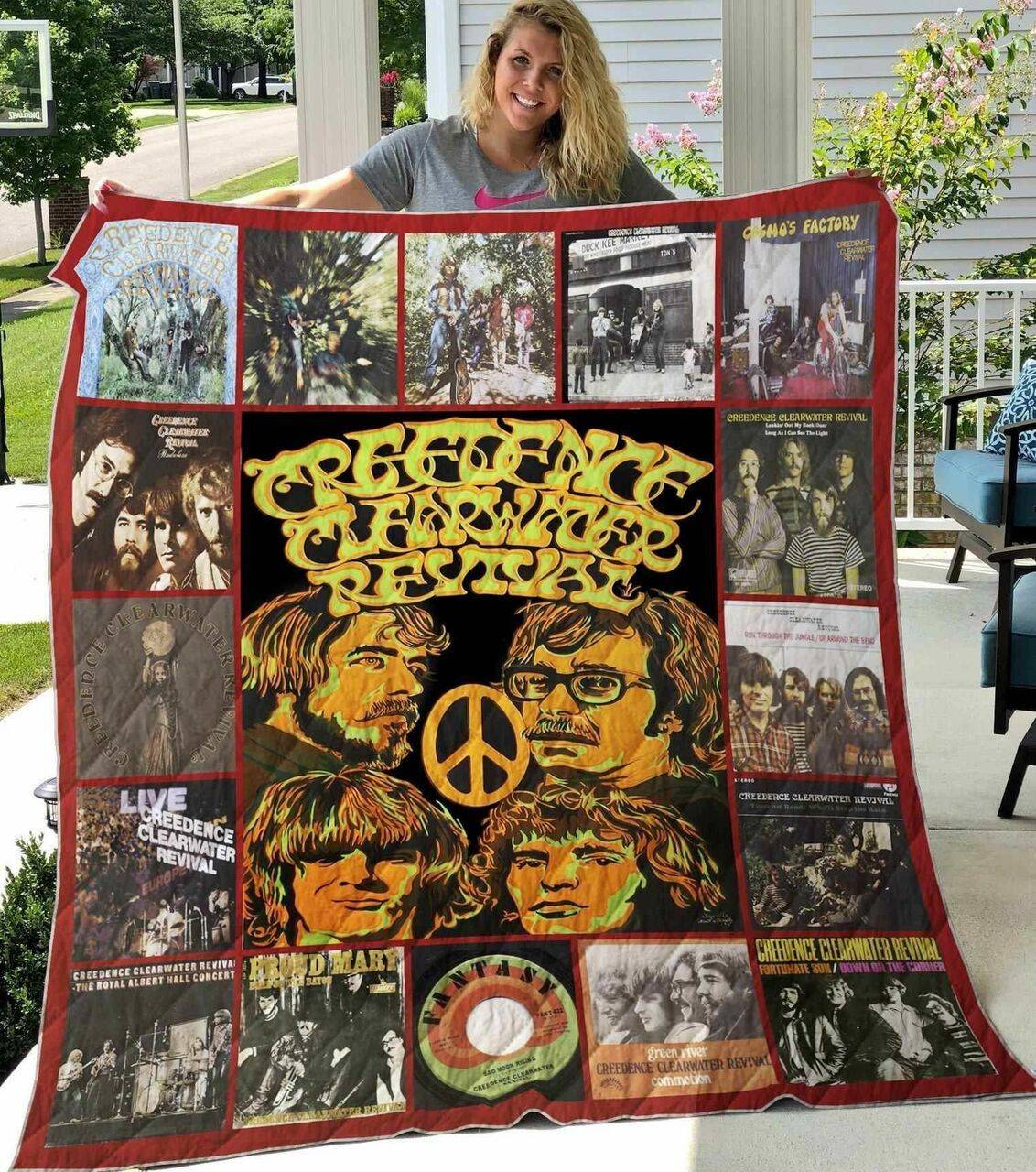 Creedence Clearwater Revival Ver1 Blanket Th1507 Quilt and Home Decor