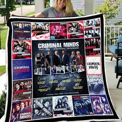 Criminal Minds Quilt Blanket I1D1 and Home Decor