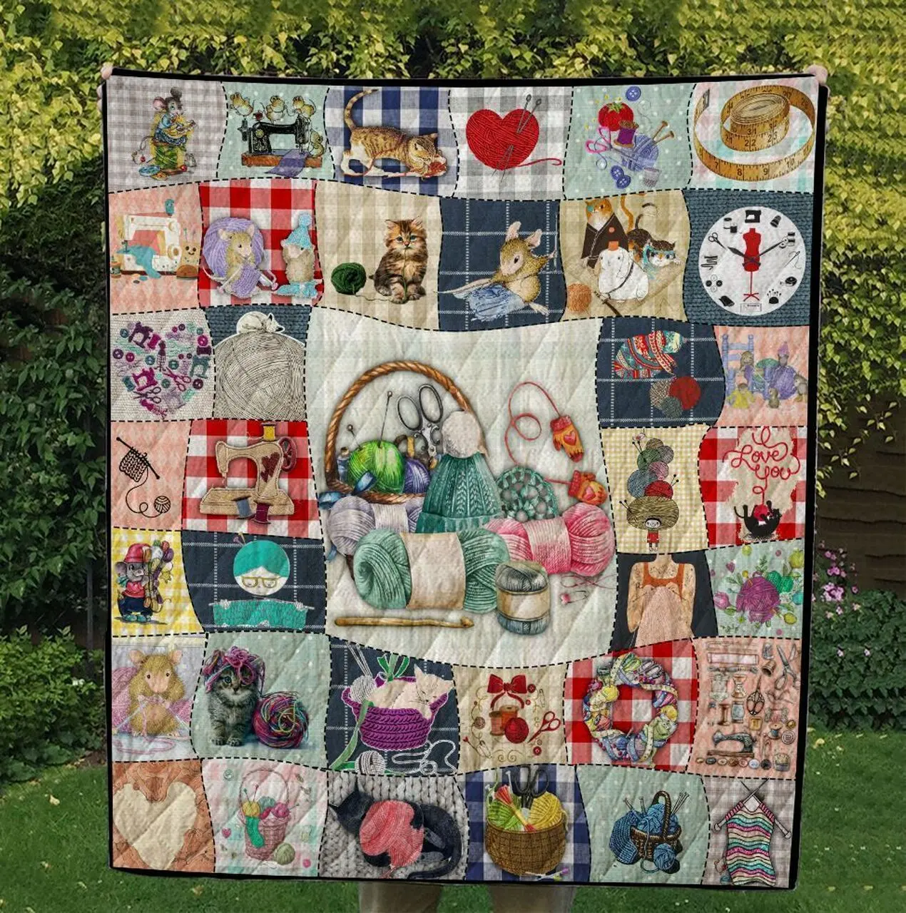 Crocheting Lovers Quilt For Handmade Lovers and Home Decor