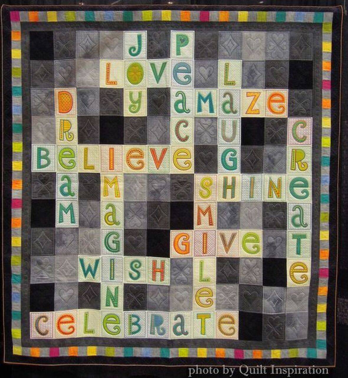 Crossword Clp200621 Quilt Blanket and Home Decor