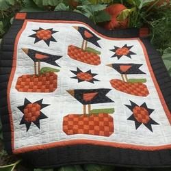 Crow Clp190617 Quilt Blanket and Home Decor