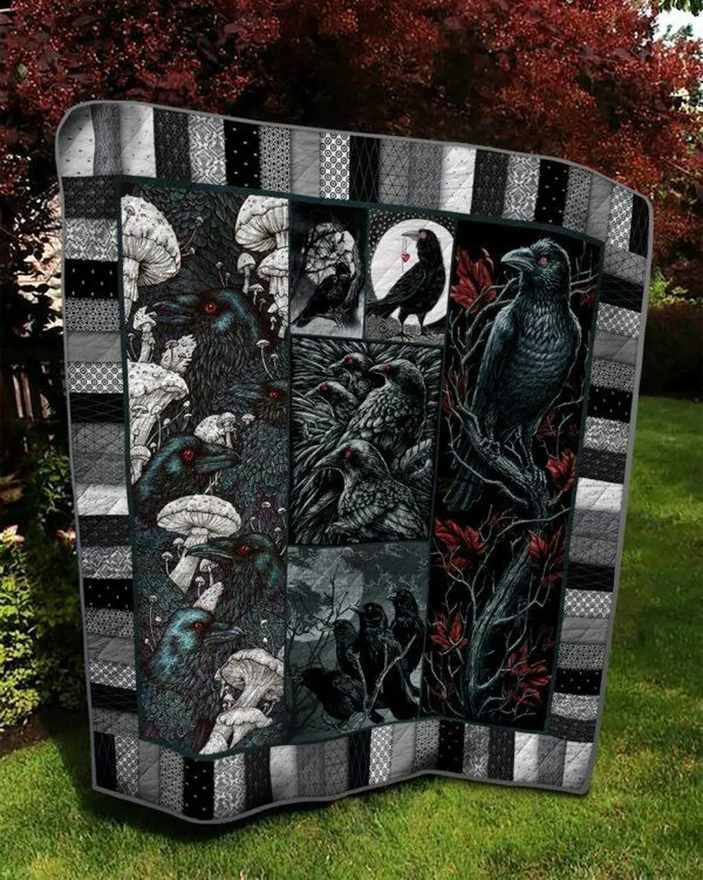 Crow P408003 Quilt Blanket Quilt and Home Decor