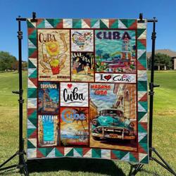 Cuba DHCLD0909 Quilt Blanket and Home Decor