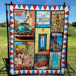 Cuba Tg270603 Tbg Quilt Blanket and Home Decor