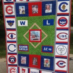 Cubs Quilt Blanket Pt27  Quilt and Home Decor