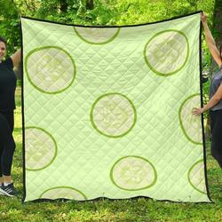 Cucumber Pattern DHCDHC DT1910 Quilt Blanket and Home Decor