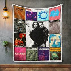 Curve Album Covers Quilt Blanket and Home Decor