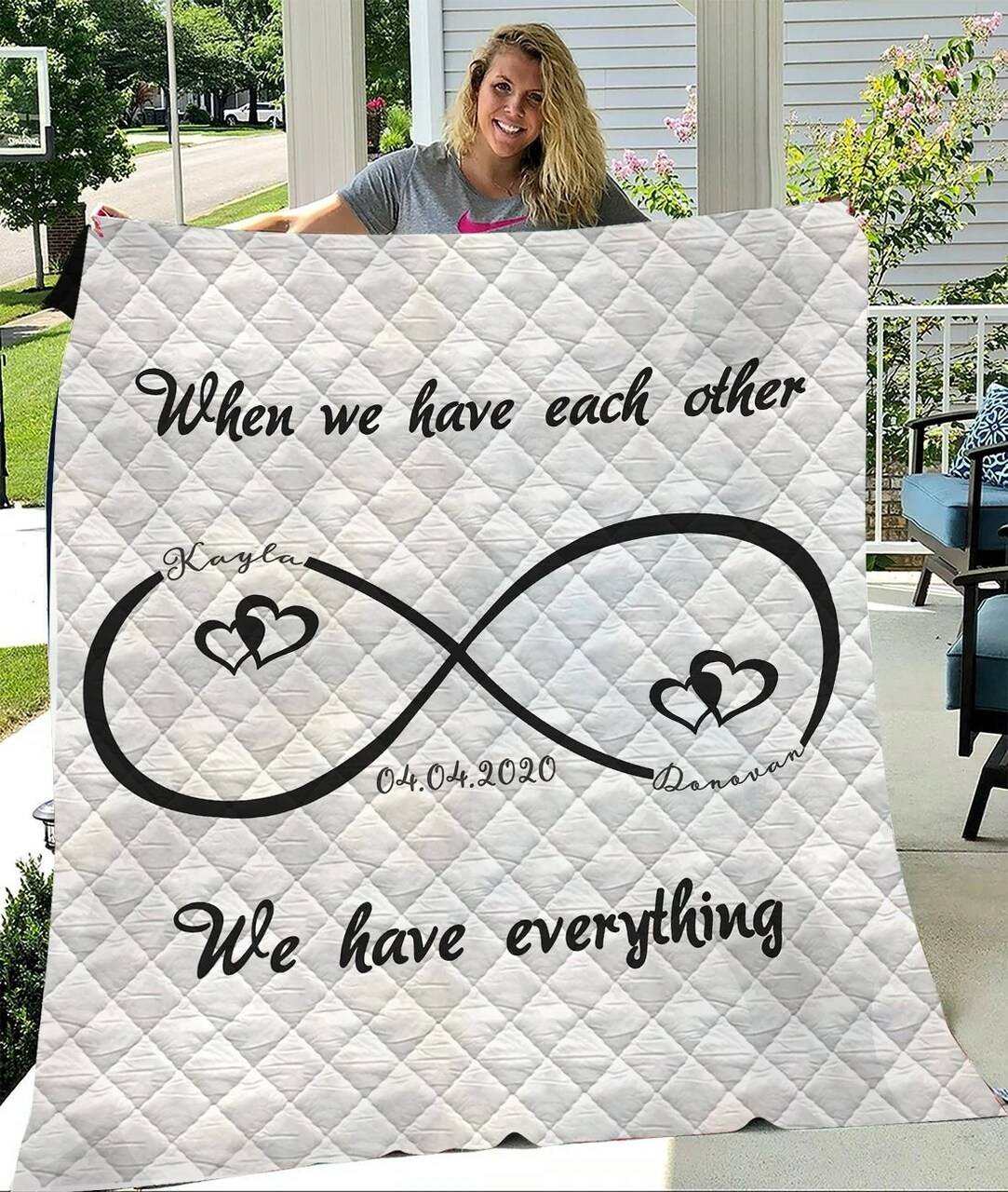 Custom Blankets Personalized Mr And Mrs Blanket - Quilt Blanket and Home Decor
