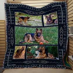 Custom02 German Shepherd Quilt  Quilt and Home Decor