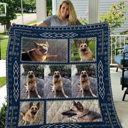Custom04 German Shepherd Quilt  and Home Decor