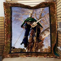 Cut Down The Tree DHCDHC NT2410 Quilt Blanket and Home Decor