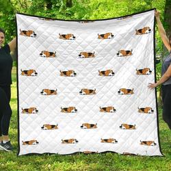 Cute Beagle Dog Sleeping Pattern DHCDHC DT1910 Quilt Blanket and Home Decor