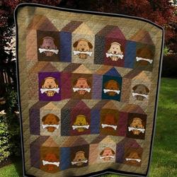 Cute Beagle Hur Quilt Cysimu and Home Decor
