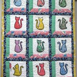 Cute Cat Pkd210613 Quilt Blanket and Home Decor