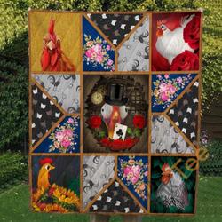 CUTE CHICKEN Blanket TH0807 Quilt and Home Decor
