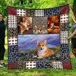 CUTE CORGI PETS DOG 3D Blanket TH0607 Quilt and Home Decor