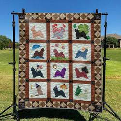 Cute Dog 09 DHCLD0709 Quilt Blanket and Home Decor