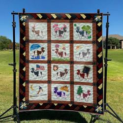 Cute Dog 21 DHCLD0909 Quilt Blanket and Home Decor