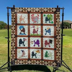 Cute Dog 30 DHCLD0909 Quilt Blanket and Home Decor