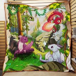 Cute Dragon Quilt Lb and Home Decor