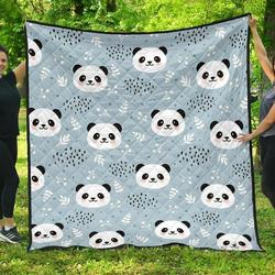 Cute Panda Pattern DHCDHC DT1910 Quilt Blanket and Home Decor