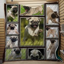 Cute Pug Sx Quilt Derqfj and Home Decor