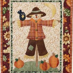 Cute Scarecrow Clt1610040H Quilt Blanket and Home Decor