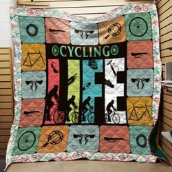 Cycling Cla270669 Quilt Blanket and Home Decor