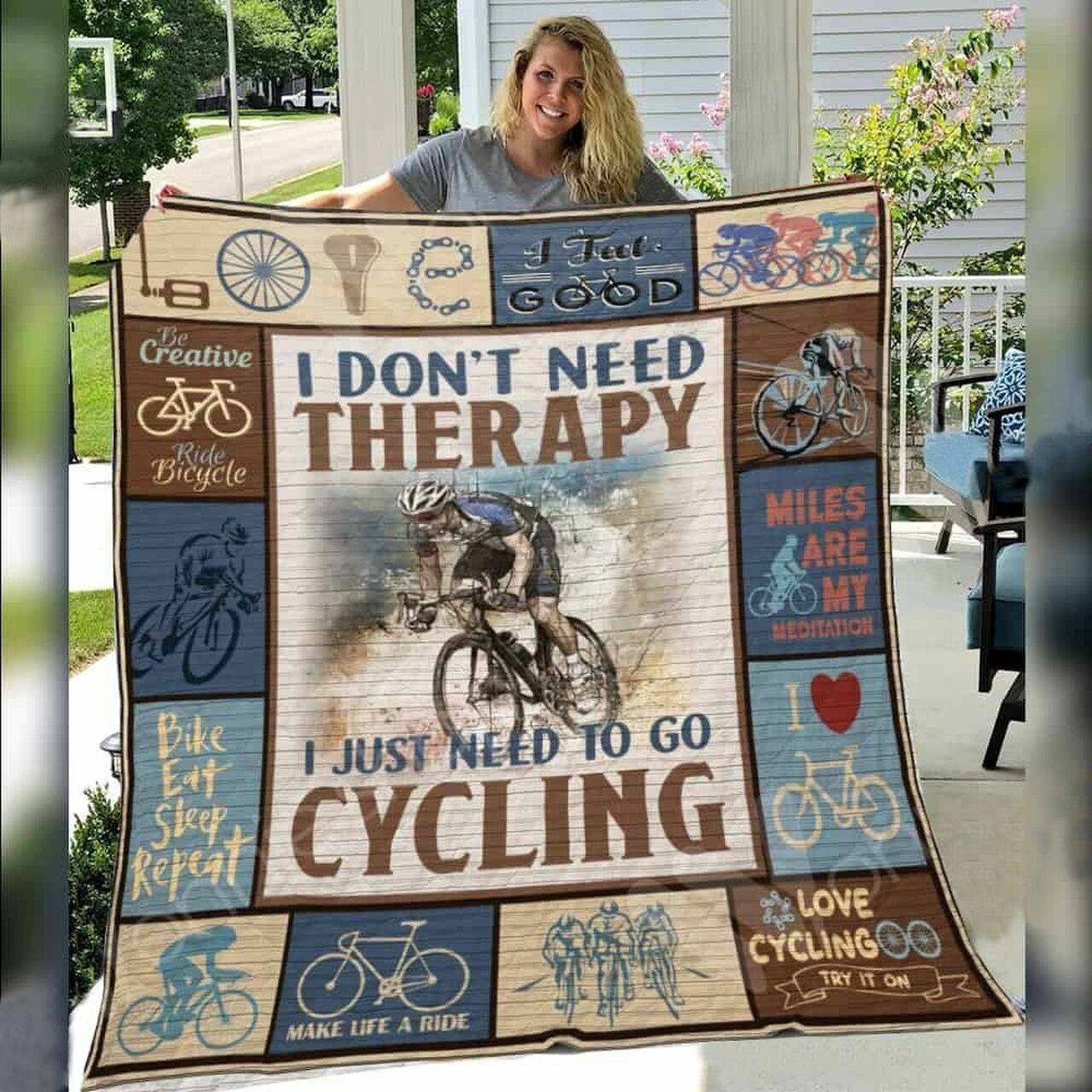 Cycling E Quilt Derqzl and Home Decor