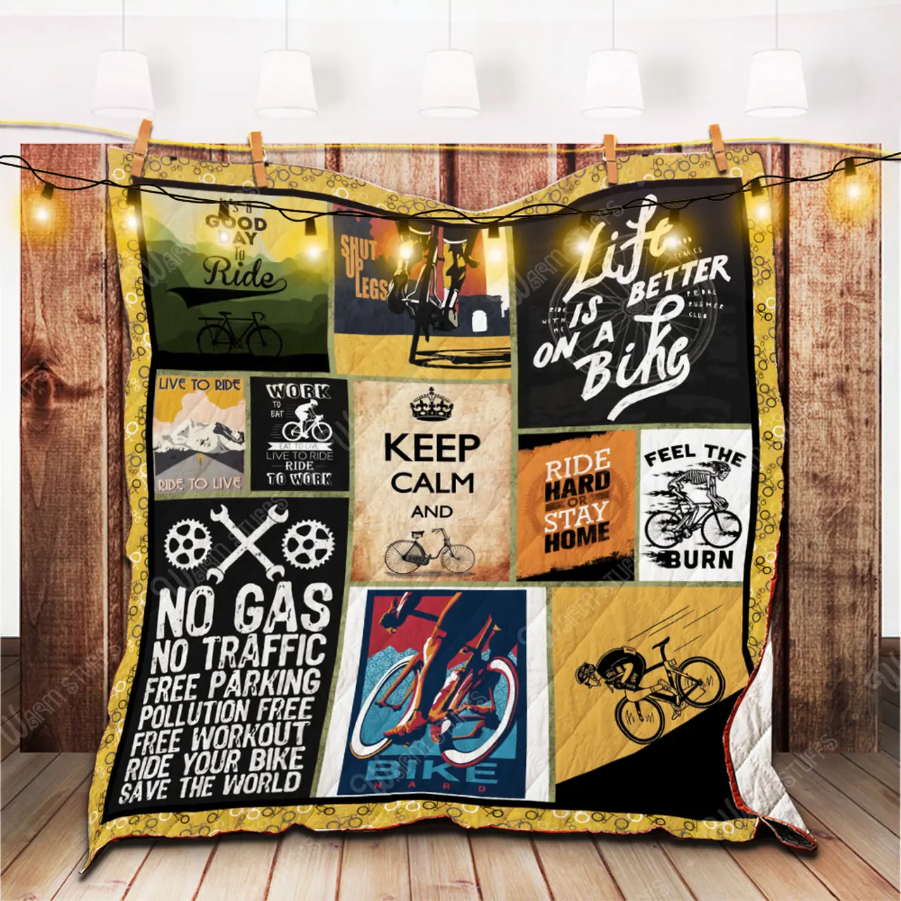 Cycling Quilt Bb and Home Decor