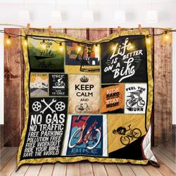 Cycling Quilt Bb and Home Decor
