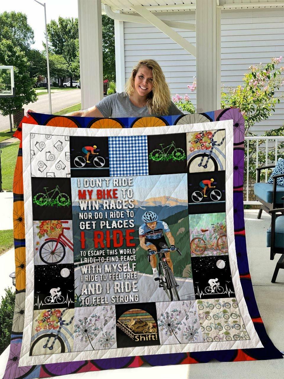 Cycling Quilt Blanket Dhc13121696Vt and Home Decor