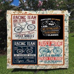 Cycling Quilt Blanket Dhc13122835Vt and Home Decor