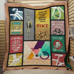 Cycling To Burn Off The Crazy Quilt Blanket Dhc04011438Dd and Home Decor