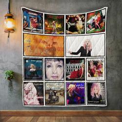 Cyndi Lauper Album Covers Quilt Blanket and Home Decor