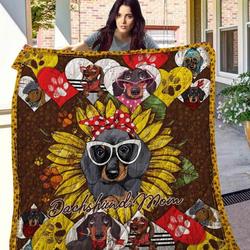 Dachshund 14 Blanket Th10072019 Quilt and Home Decor