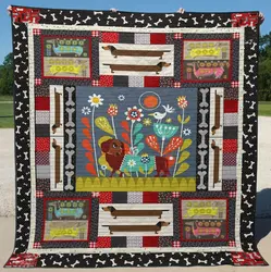 Dachshund Angel Quilt V0308-6  Quilt and Home Decor