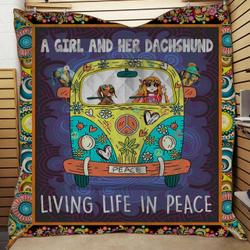 Dachshund Awesome Jfj Quilt Ssz and Home Decor