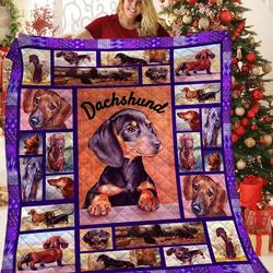 Dachshund Bbb191001 Quilt Blanket and Home Decor
