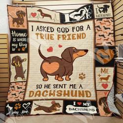 Dachshund Dog Blanket Lnt1012048 Quilt Blanket and Home Decor