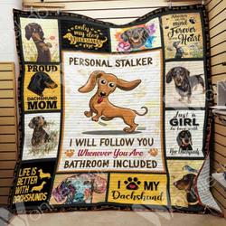 Dachshund Dog Cl15100125Mdq Quilt Blanket and Home Decor