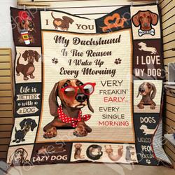 Dachshund Dog Cl15100129Mdq Quilt Blanket and Home Decor