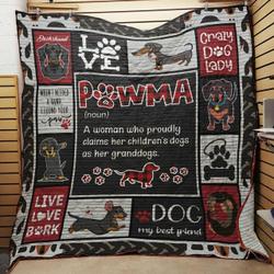 Dachshund Dog Grandma Jfj Quilt Srl and Home Decor