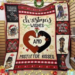 Dachshund Dog Quilt Blanket ABC07111949 and Home Decor