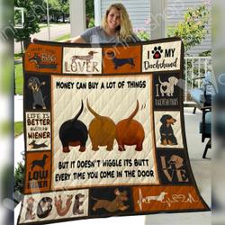 Dachshund Dog Quilt Blanket Dhc06021005Td and Home Decor