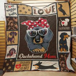 Dachshund Dog Quilt Tt65-0808  Quilt and Home Decor