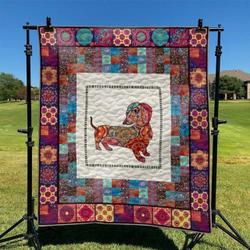 Dachshund Dtc2410159 Quilt Blanket and Home Decor