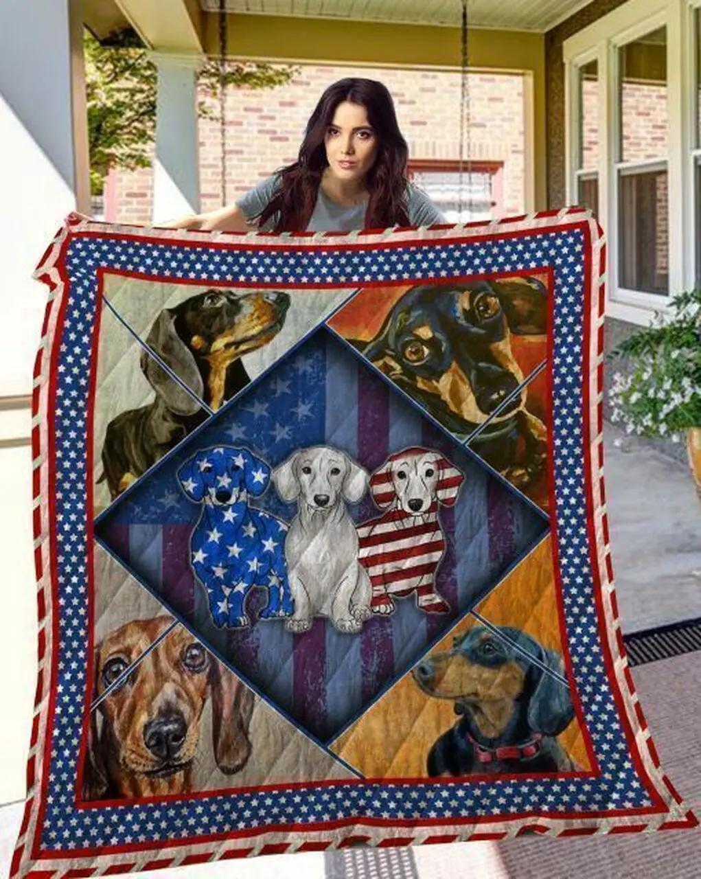 Dachshund Dtc2410162 Quilt Blanket and Home Decor