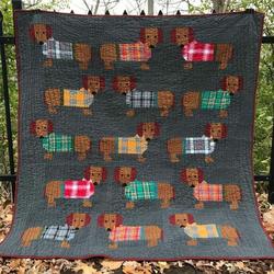 Dachshund Dtc2410168 Quilt Blanket and Home Decor