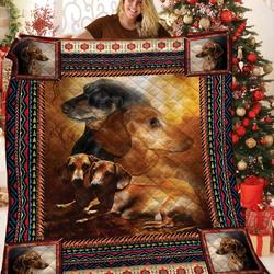 Dachshund Hur Quilt Bevreh and Home Decor